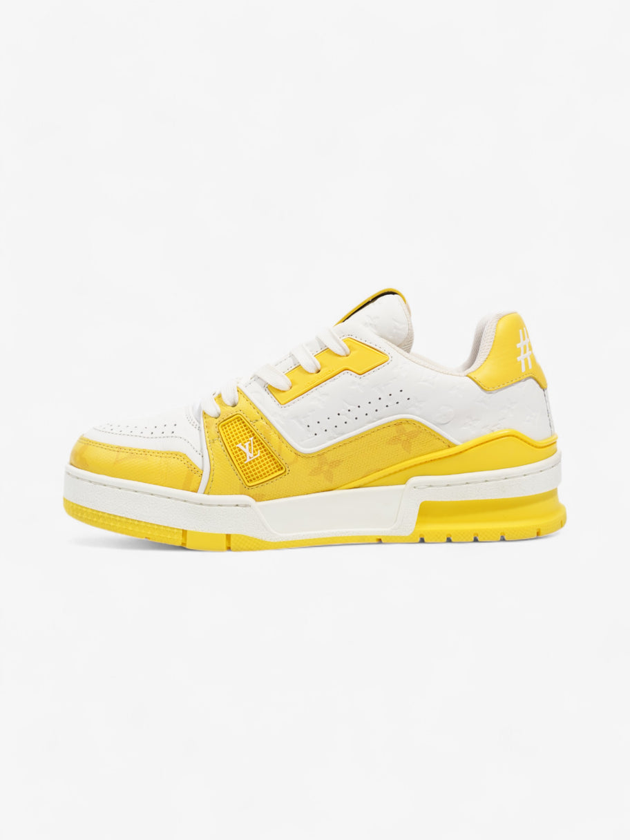 Louis Vuitton LV 54 Sneakers White  / Yellow Leather EU 35 UK 2 Image 3