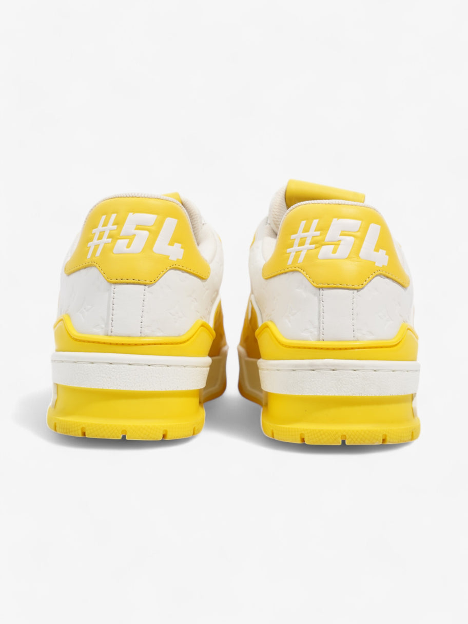 Louis Vuitton LV 54 Sneakers White  / Yellow Leather EU 35 UK 2 Image 6