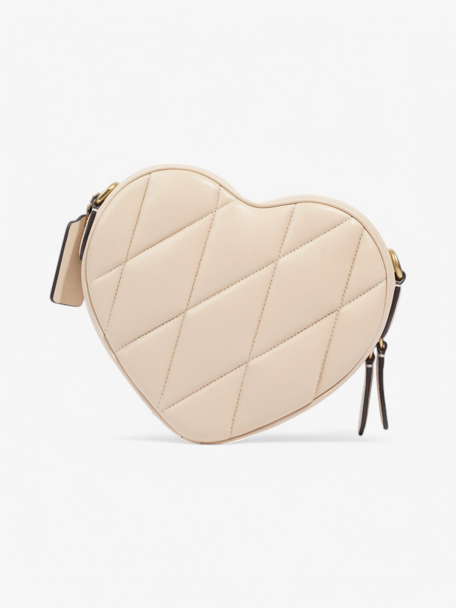 Coach Heart Bag Ivory Leather Image 4