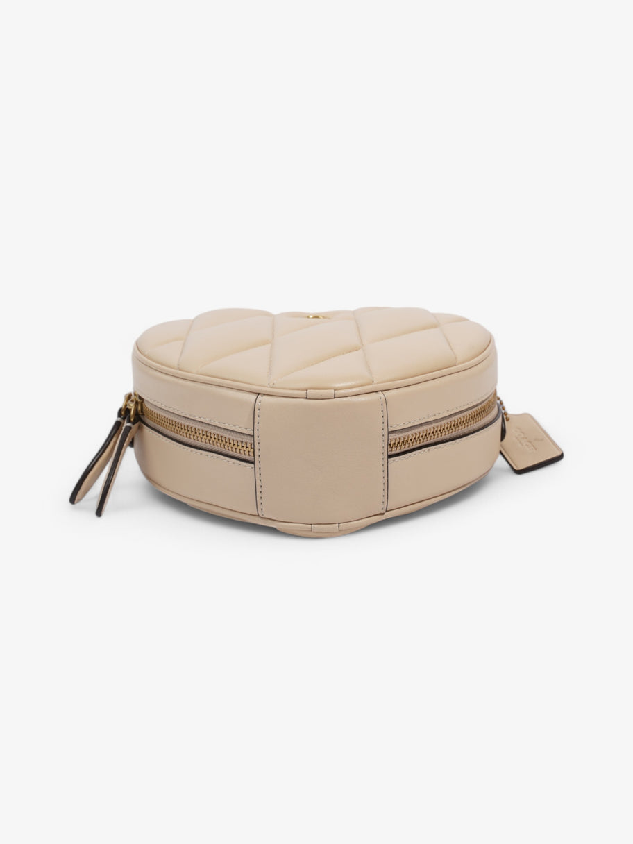 Coach Heart Bag Ivory Leather Image 8