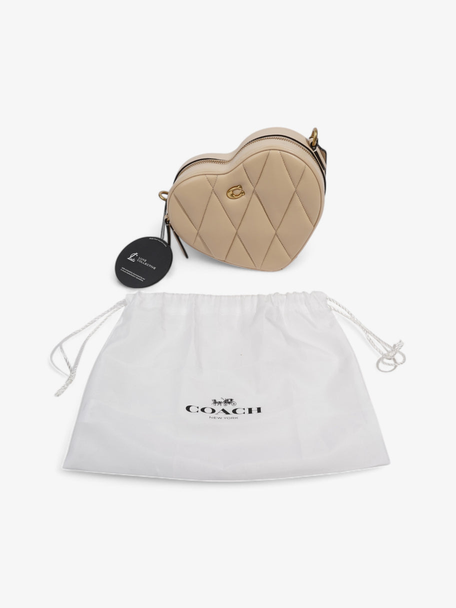 Coach Heart Bag Ivory Leather Image 10