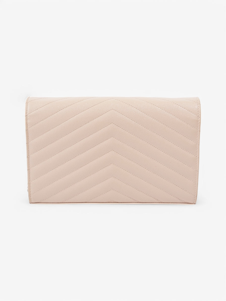 Saint Laurent Cassandre Chain Wallet Light Pink Calfskin Leather Image 4