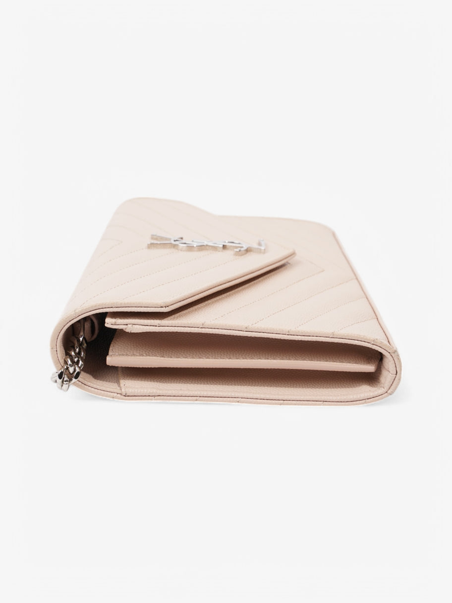 Saint Laurent Cassandre Chain Wallet Light Pink Calfskin Leather Image 5