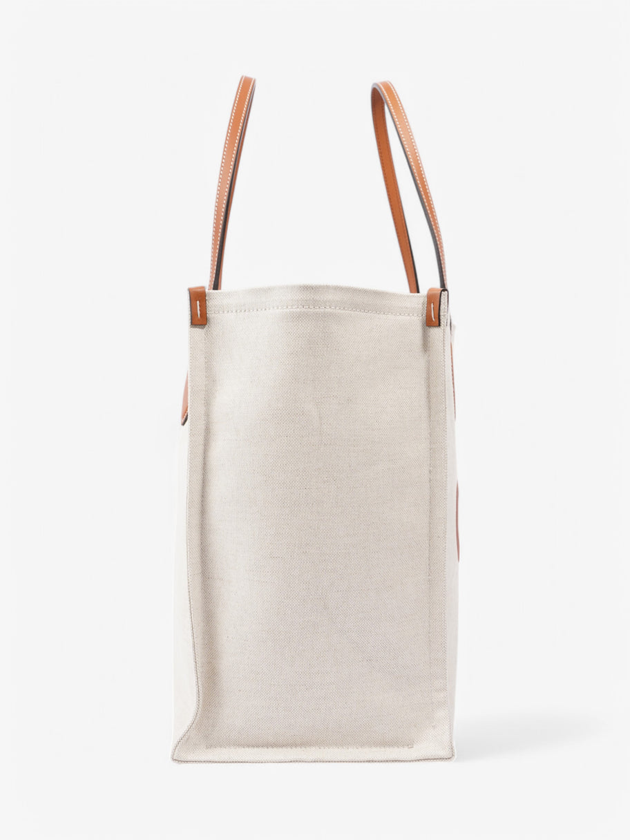 Gucci Gucci Logo-print  White  / Brown Canvas Large Image 5