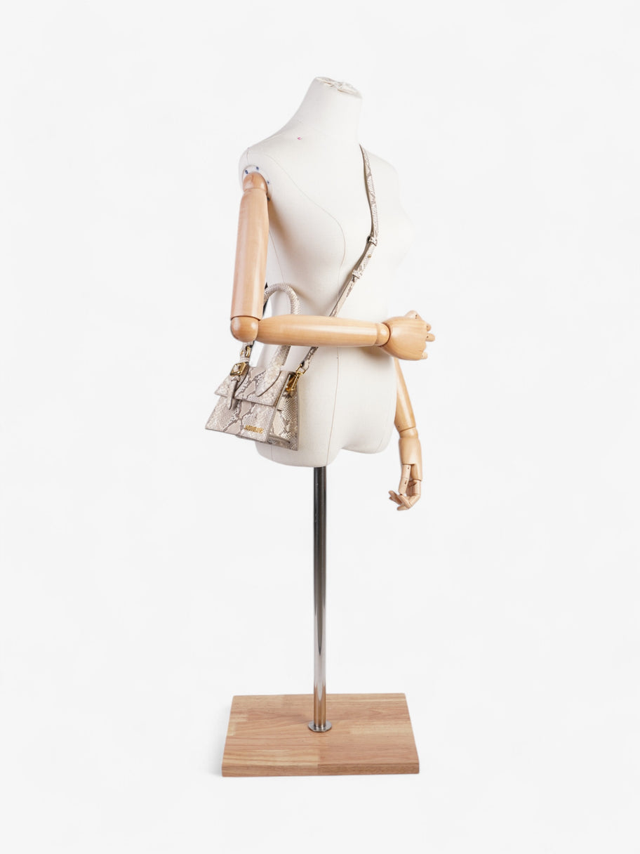 Jacquemus Le Chiquito Moyen Boucle Snake Leather Image 2