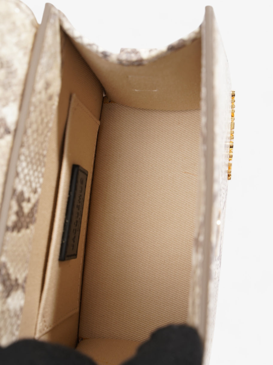 Jacquemus Le Chiquito Moyen Boucle Snake Leather Image 8