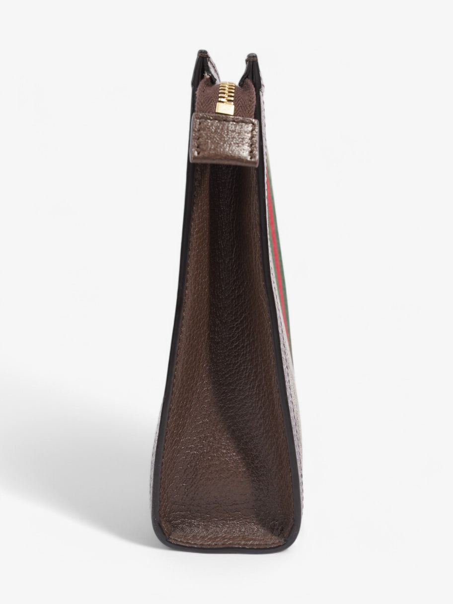 Gucci Ophidia Pouch Beige  / Brown / Green Coated Canvas Image 3