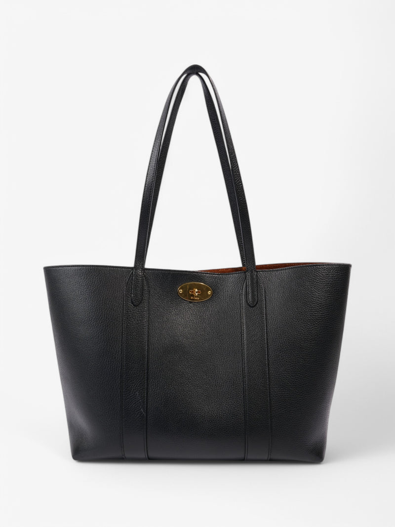  Mulberry Bayswater Tote Black Grained Leather