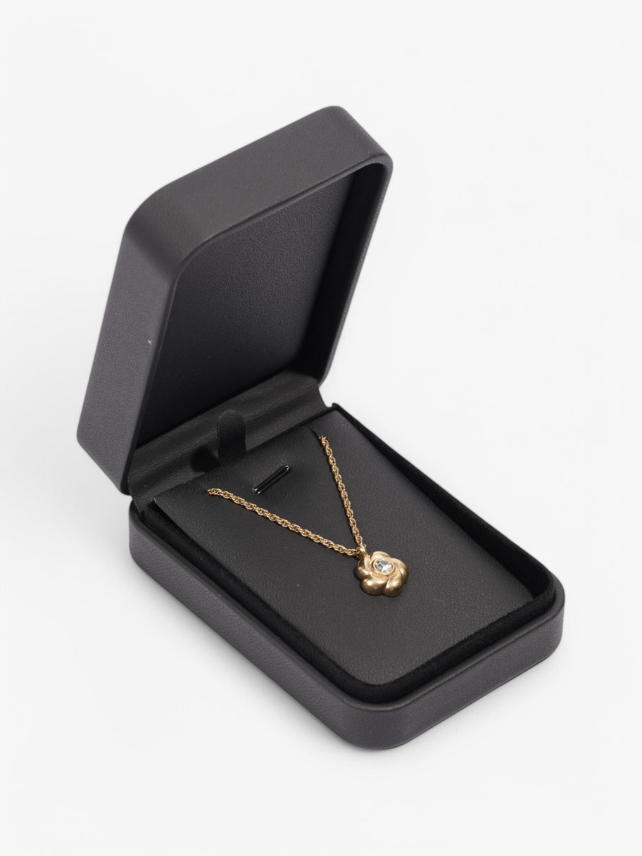 Christian Dior Flower Necklace Gold Base Metal Image 6