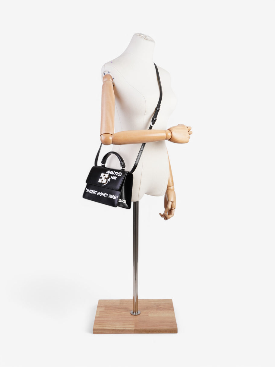 Off White Jitney  Black / White Leather Image 2