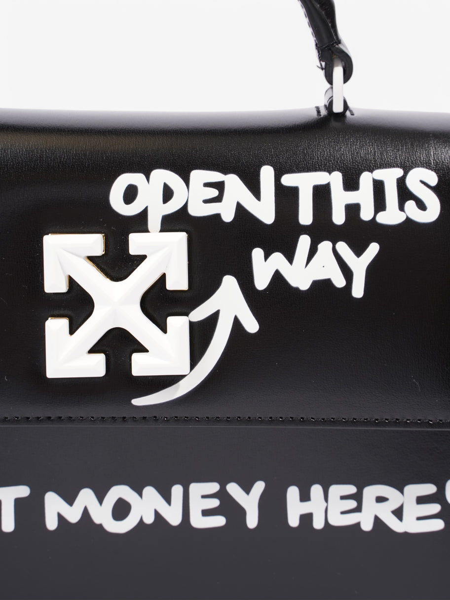 Off White Jitney  Black / White Leather Image 7