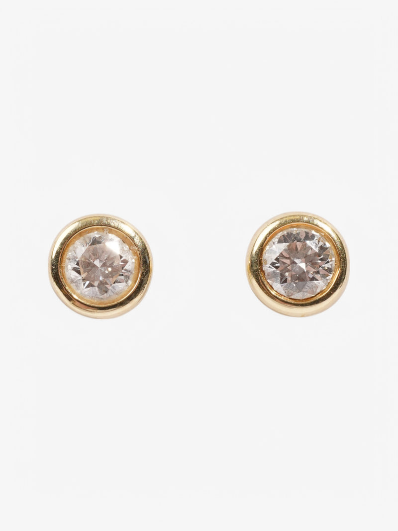  Tiffany and Co Diamond Earrings Gold Yellow Gold