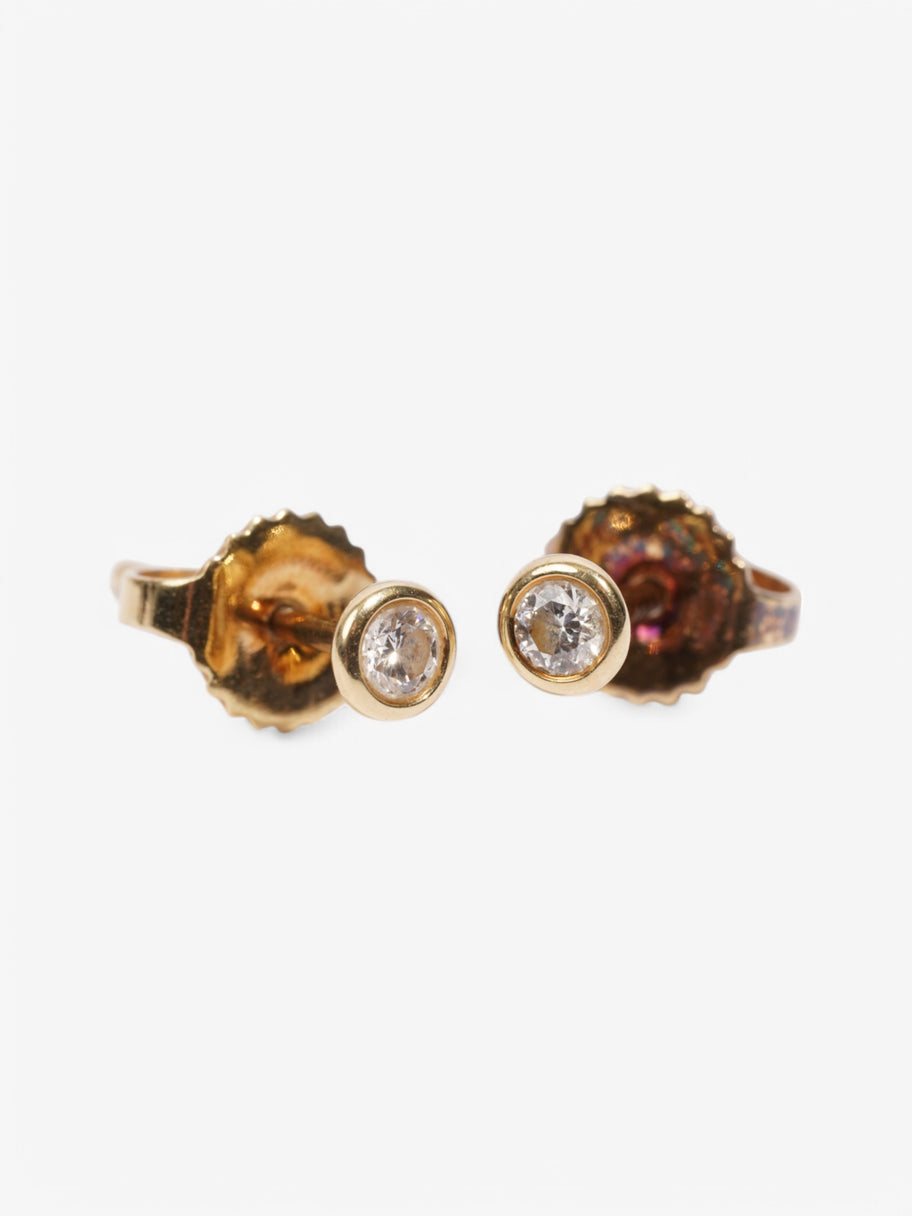 Tiffany and Co Diamond Earrings Gold Yellow Gold Image 4