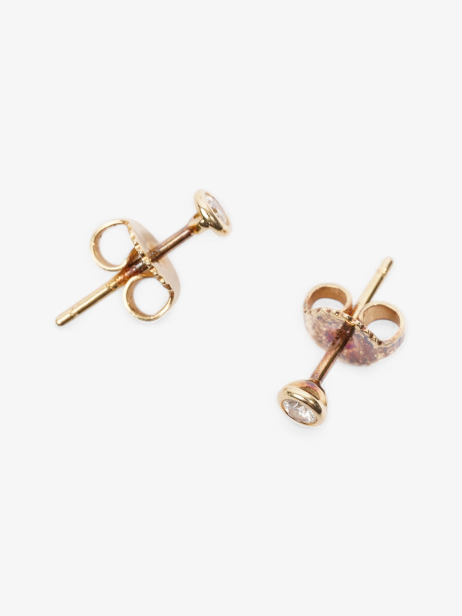 Tiffany and Co Diamond Earrings Gold Yellow Gold Image 6