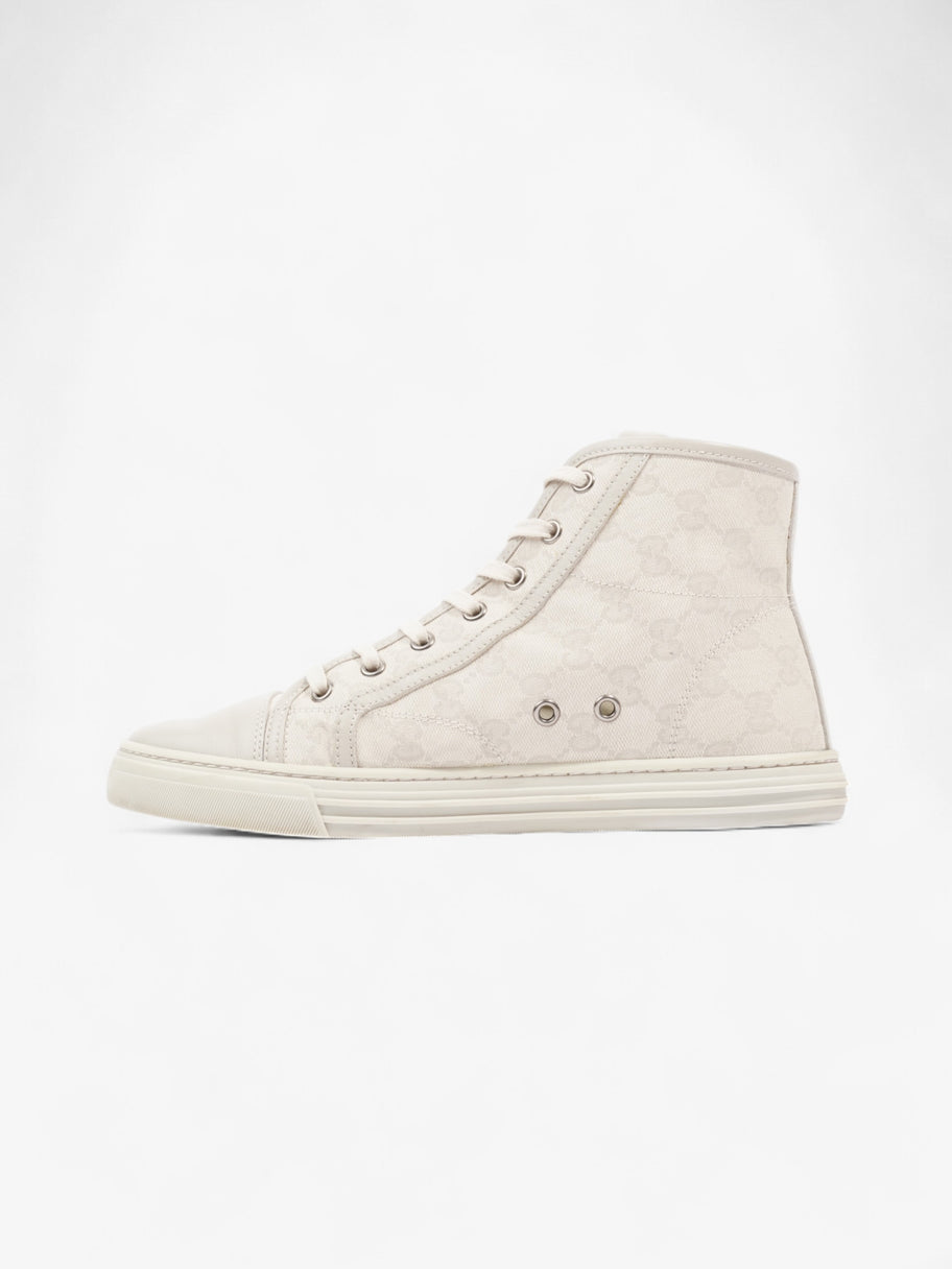 Gucci GG High-Top Sneakers Beige  Canvas EU 38.5 UK 5.5 Image 3