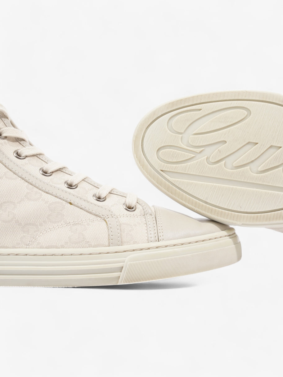 Gucci GG High-Top Sneakers Beige  Canvas EU 38.5 UK 5.5 Image 9