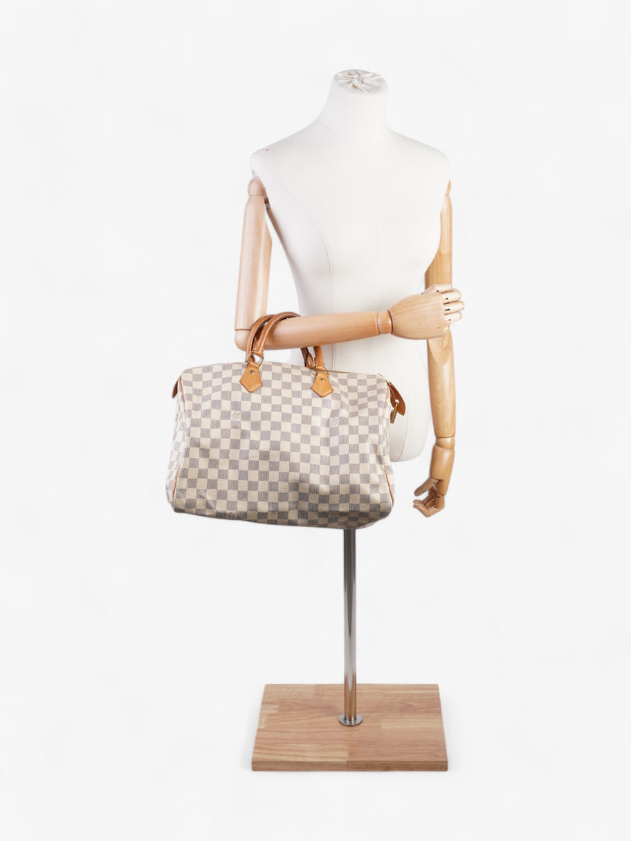 Louis Vuitton Speedy Damier Azur Coated Canvas 35 Image 3