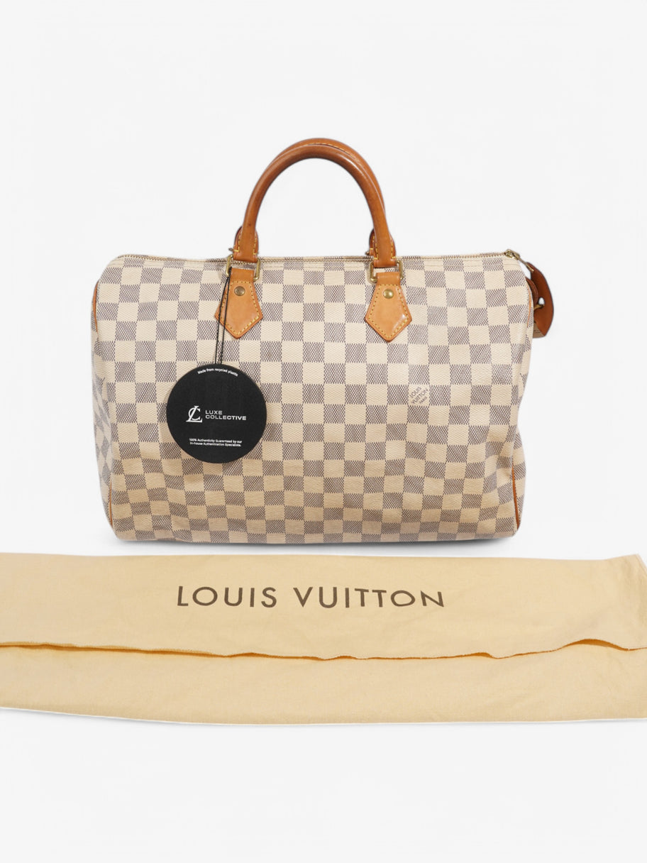 Louis Vuitton Speedy Damier Azur Coated Canvas 35 Image 9