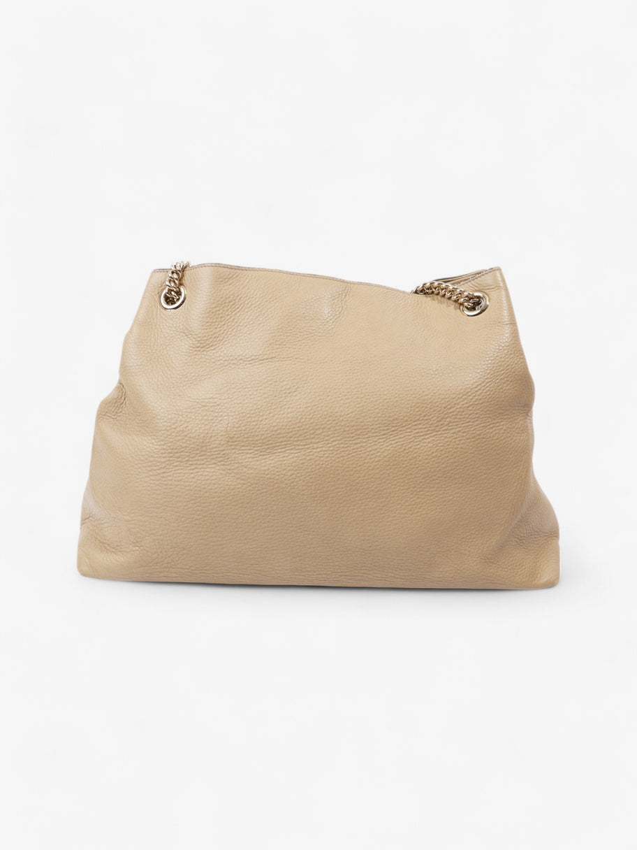 Gucci Soho Chain Tote Light Beige Calfskin Leather Large Image 4