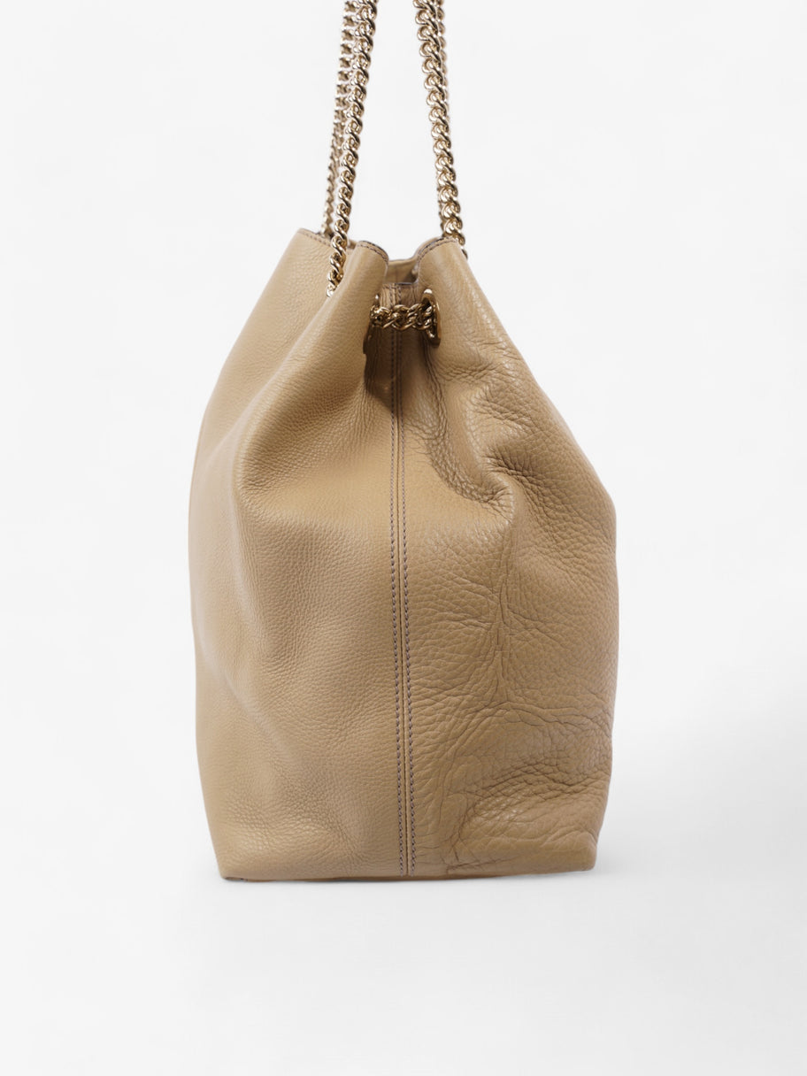 Gucci Soho Chain Tote Light Beige Calfskin Leather Large Image 5
