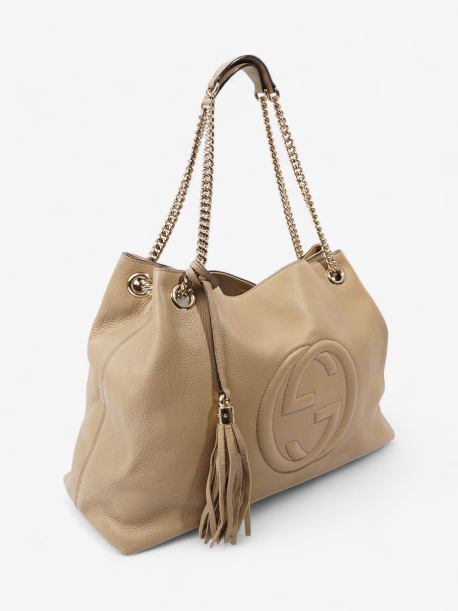 Gucci Soho Chain Tote Light Beige Calfskin Leather Large Image 7