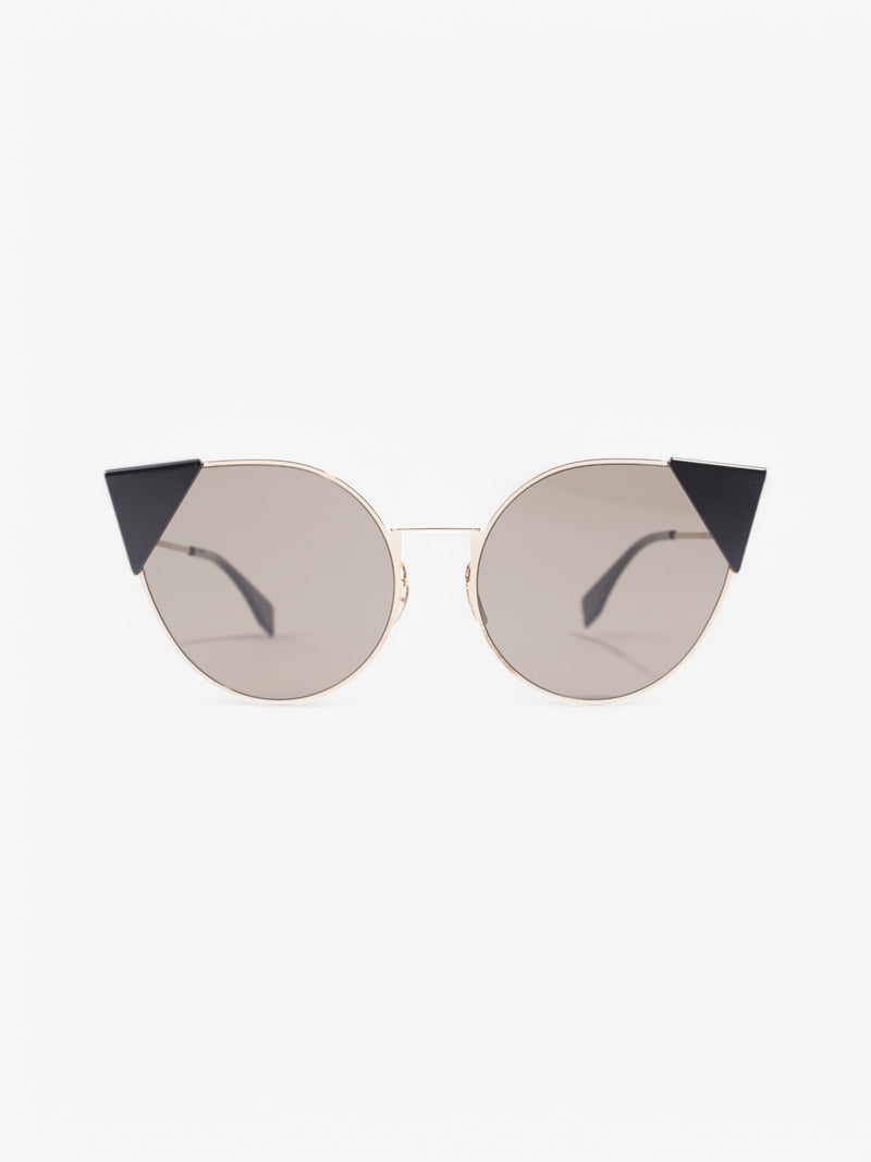  Fendi FF 0190/S Sunglasses Black / Gold Base Metal 140mm
