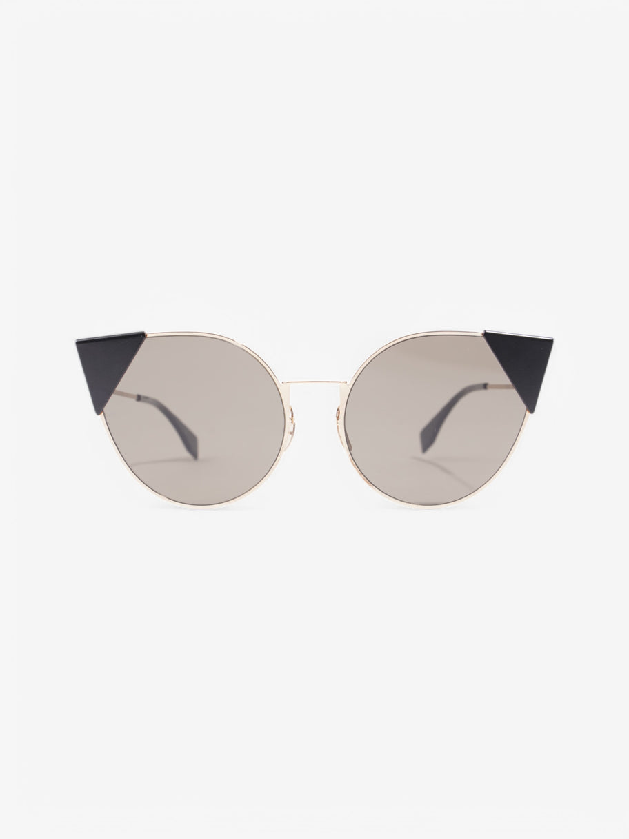 Fendi FF 0190/S Sunglasses Black / Gold Base Metal 140mm Image 1