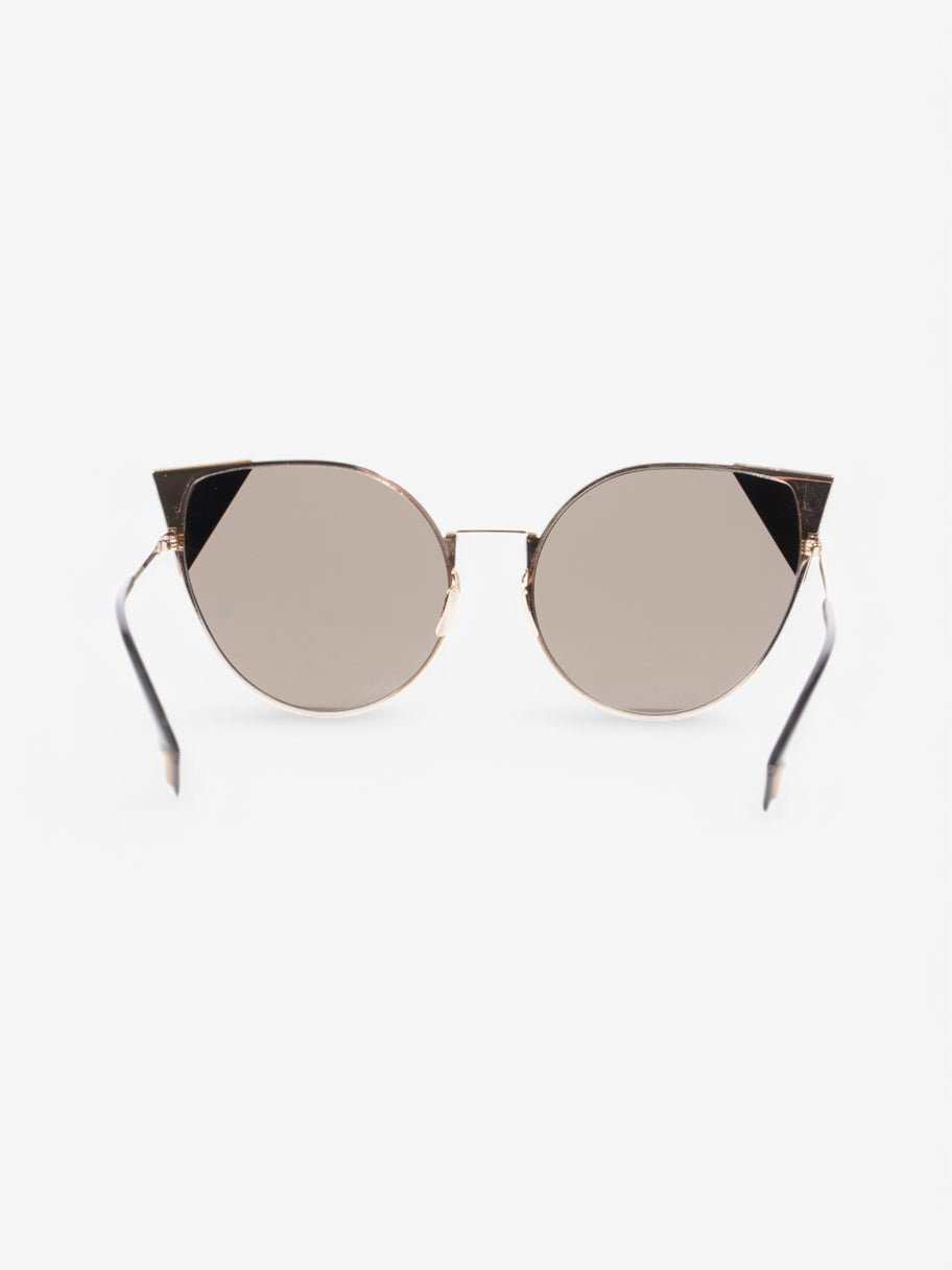 Fendi FF 0190/S Sunglasses Black / Gold Base Metal 140mm Image 3