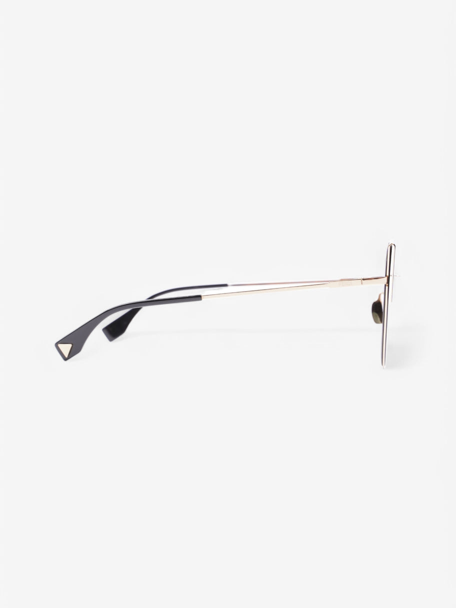 Fendi FF 0190/S Sunglasses Black / Gold Base Metal 140mm Image 4
