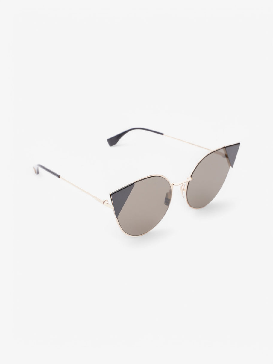 Fendi FF 0190/S Sunglasses Black / Gold Base Metal 140mm Image 5