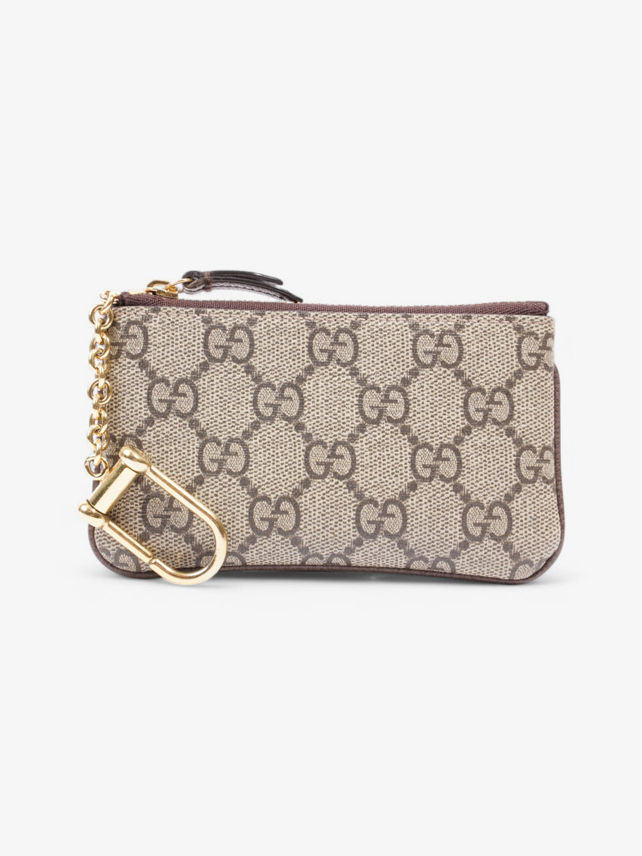 Gucci Ophidia Key Case GG Supreme / Brown / Gold Coated Canvas Image 1