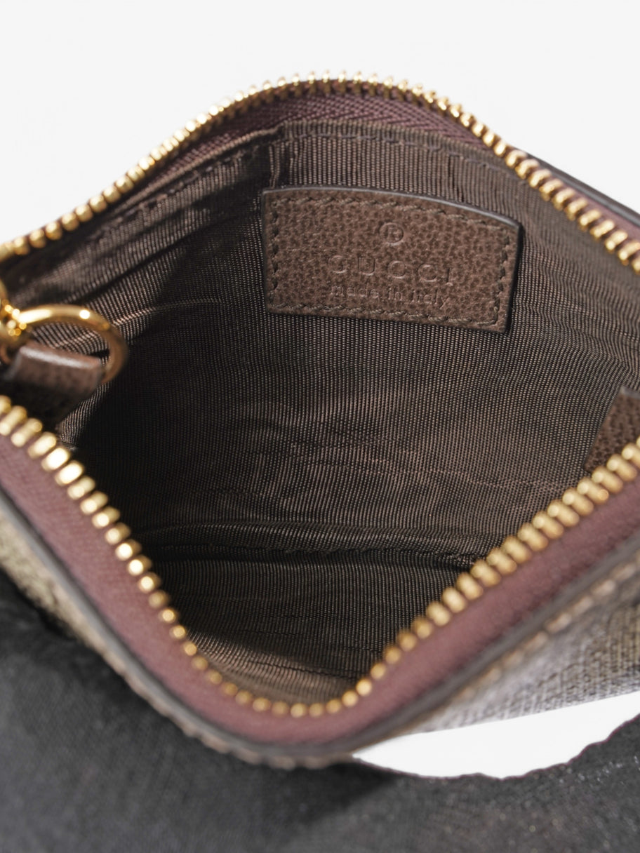 Gucci Ophidia Key Case GG Supreme / Brown / Gold Coated Canvas Image 4