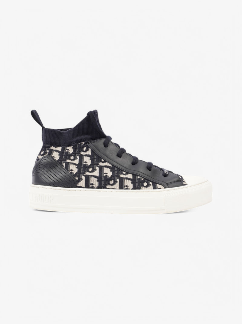  Christian Dior Walk n' Dior Navy / White Knit EU 38 UK 5