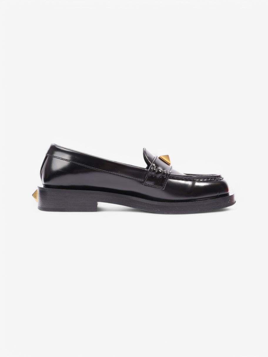 Valentino Rockstud Loafers Black / Gold Leather EU 37 UK 4 Image 4