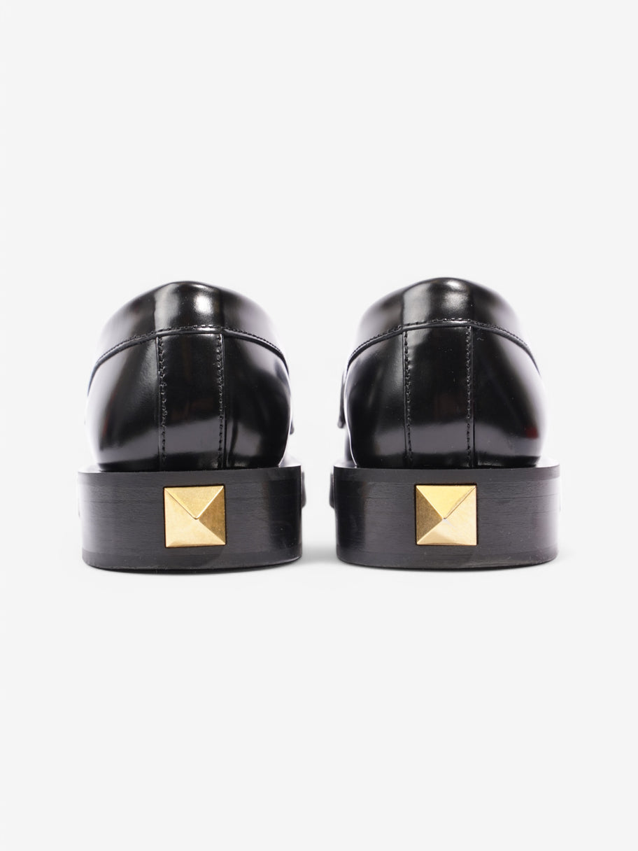 Valentino Rockstud Loafers Black / Gold Leather EU 37 UK 4 Image 6