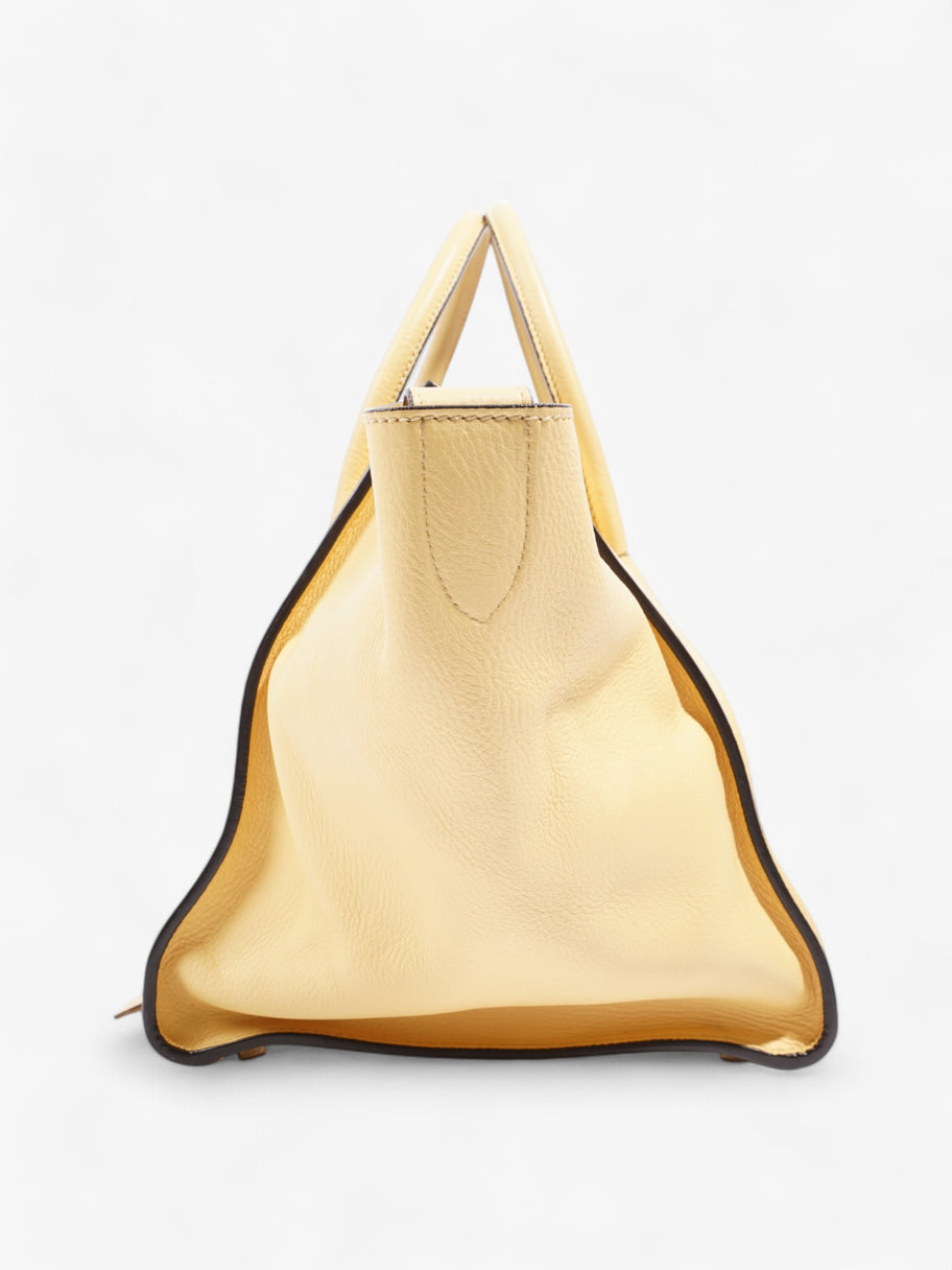 Celine Phantom Luggage Tote Yellow Leather Medium Image 12