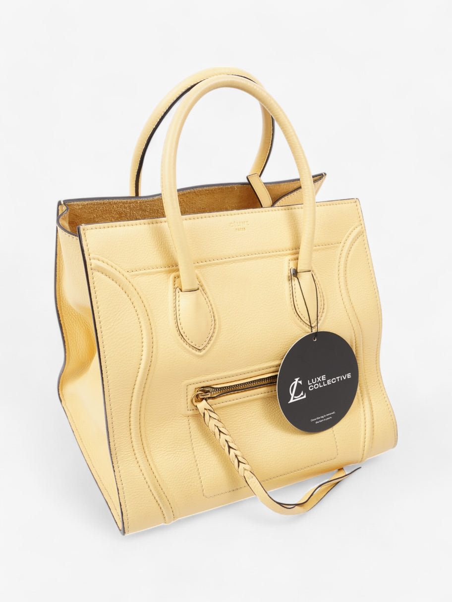 Celine Phantom Luggage Tote Yellow Leather Medium Image 18