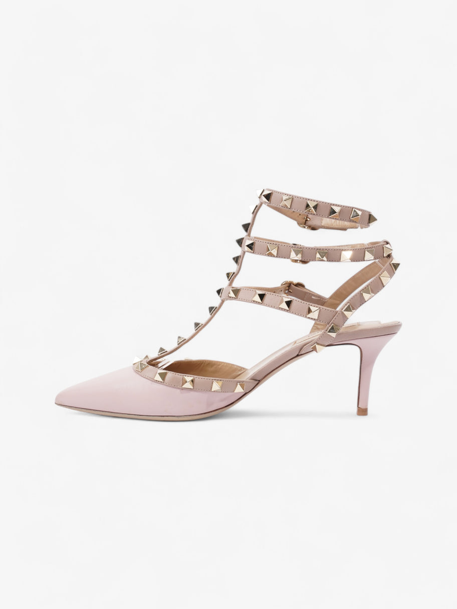 Valentino Rockstud Ankle Strap Heels 65mm Poudre Leather EU 38.5 UK 5.5 Image 3
