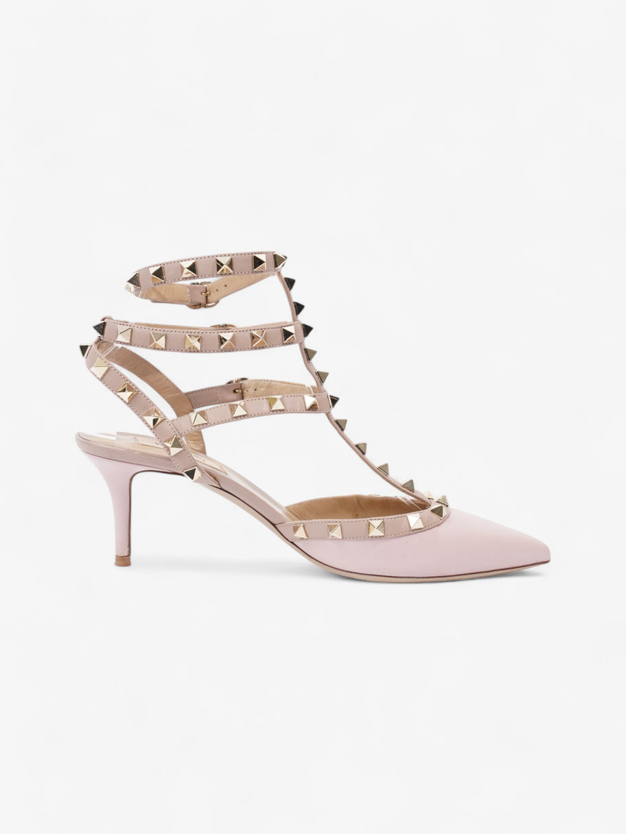 Valentino Rockstud Ankle Strap Heels 65mm Poudre Leather EU 38.5 UK 5.5 Image 4