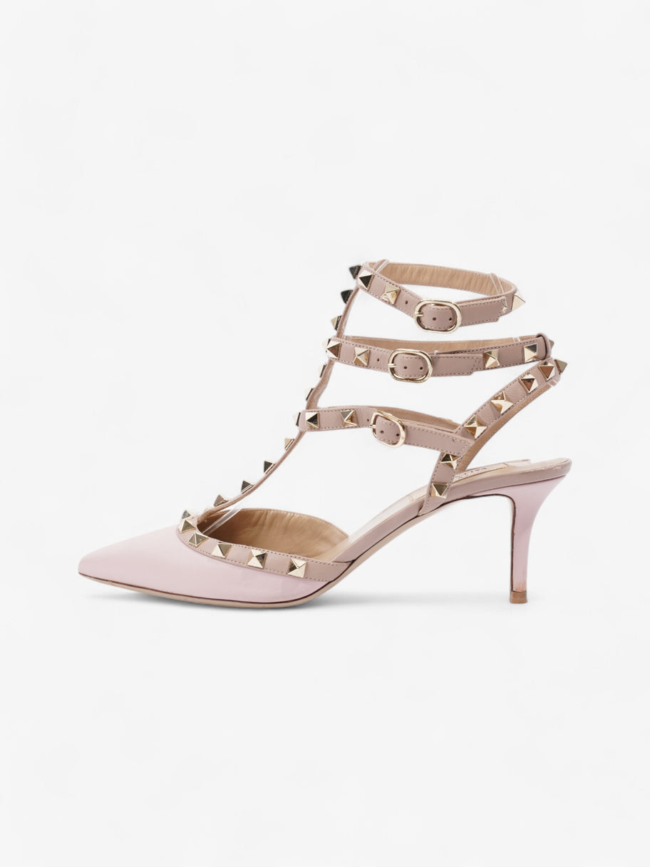 Valentino Rockstud Ankle Strap Heels 65mm Poudre Leather EU 38.5 UK 5.5 Image 5
