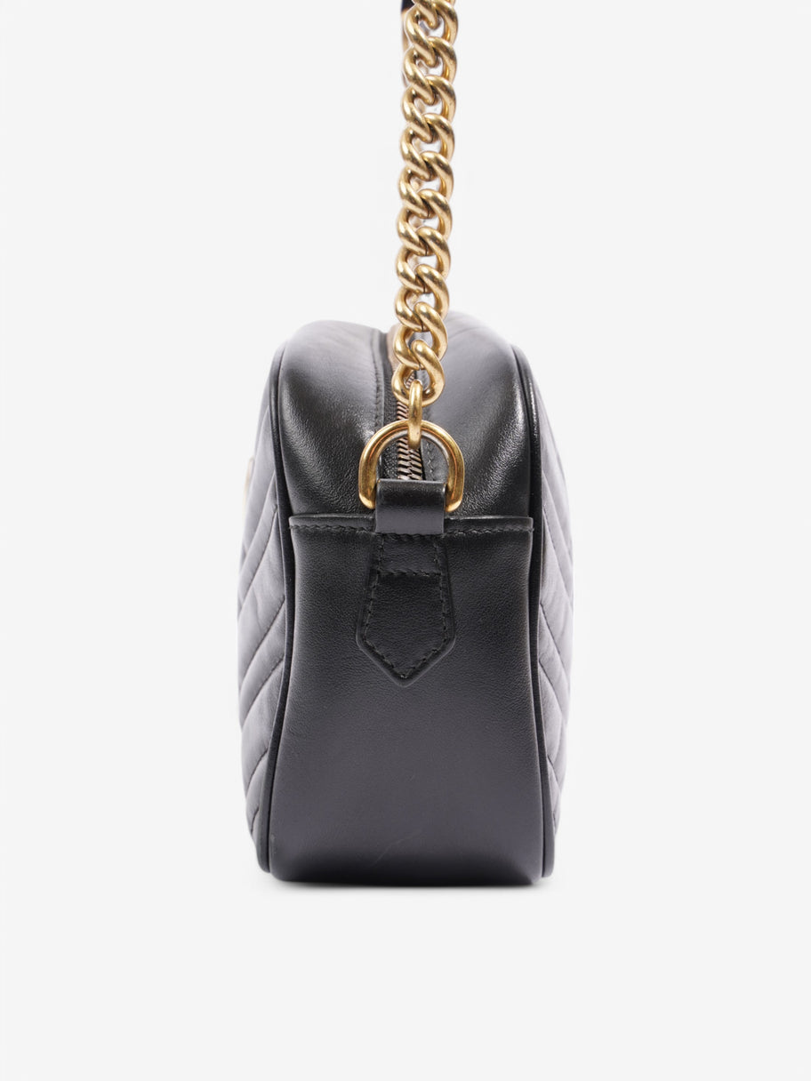 Gucci Marmont Zip Black Leather Small Image 3