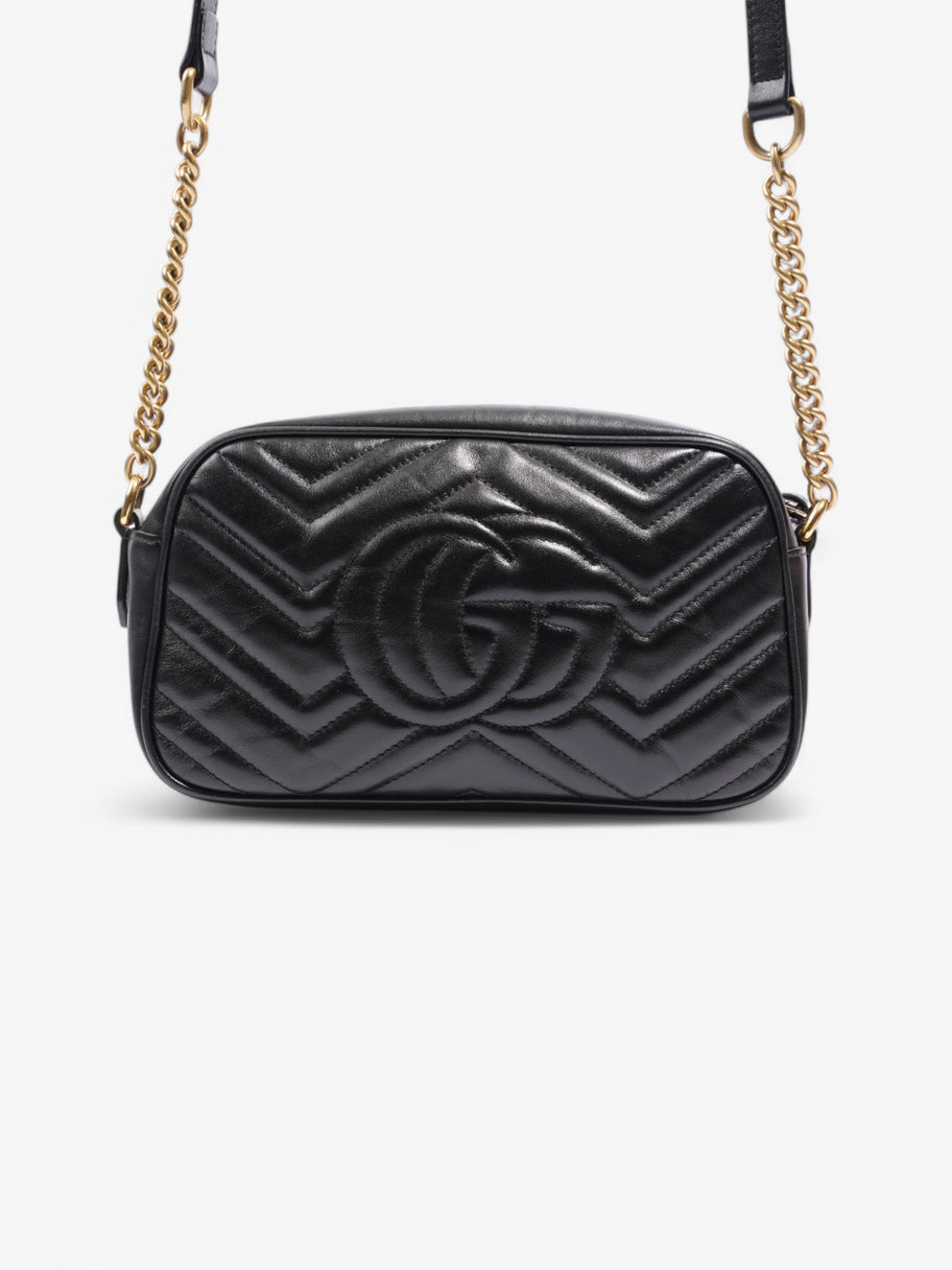 Gucci Marmont Zip Black Leather Small Image 4