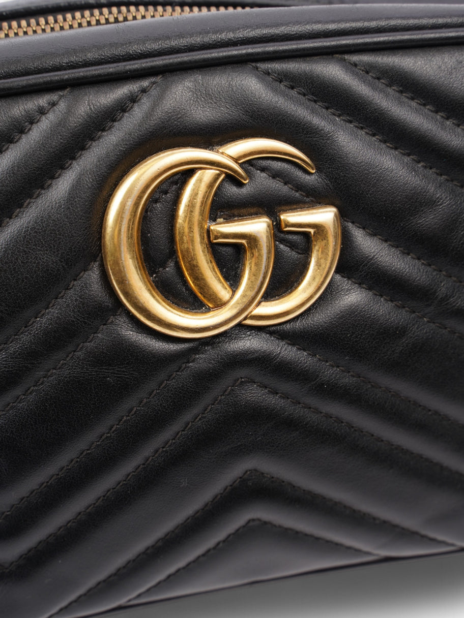 Gucci Marmont Zip Black Leather Small Image 7