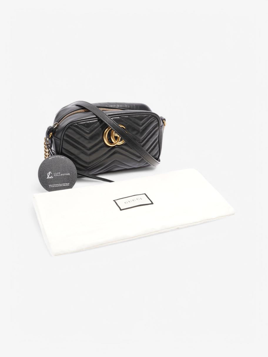 Gucci Marmont Zip Black Leather Small Image 9