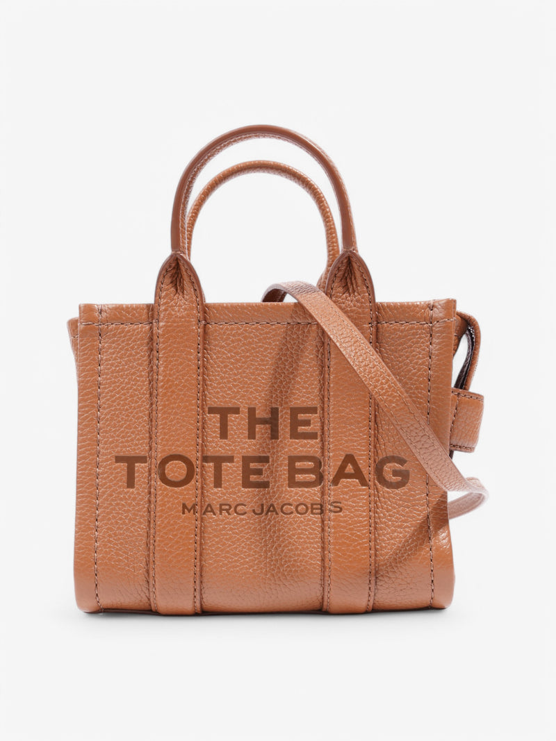  Marc Jacobs The Tote Bag Caramel Brown Leather Mini