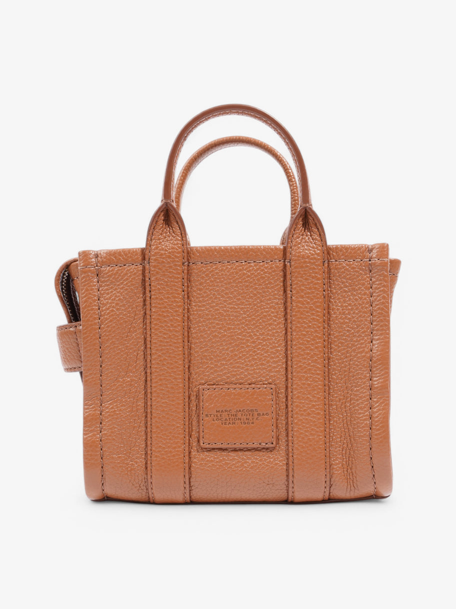 Marc Jacobs The Tote Bag Caramel Brown Leather Mini Image 5