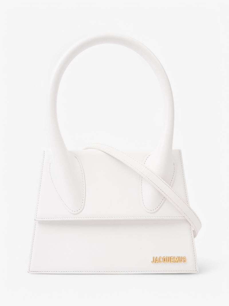  Jacquemus Le Chiquito White  Leather Grande