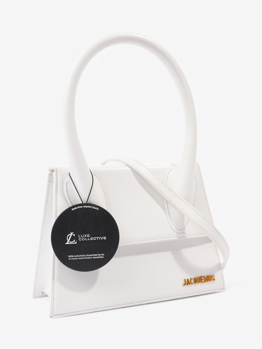 Jacquemus Le Chiquito White  Leather Grande Image 10