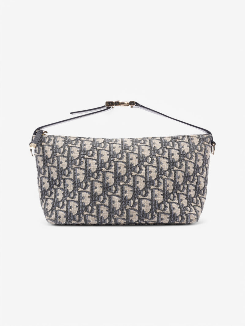  Christian Dior Diortravel Nomad Blue Oblique / Beige  Canvas