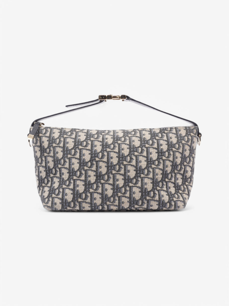 Christian Dior Diortravel Nomad Blue Oblique / Beige  Canvas Image 1